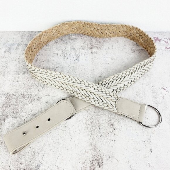 Chico's Accessories - CHICO'S Leather Belt Braided Wide Bohemian size L